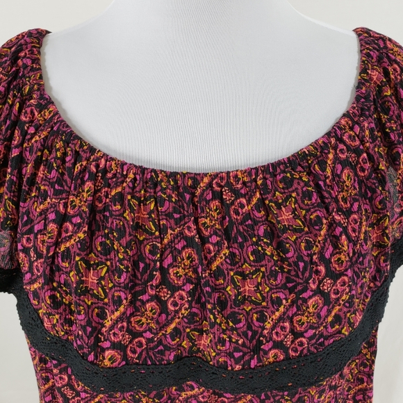 Mossimo Blouse Top On/Off Shoulder - Picture 3 of 8